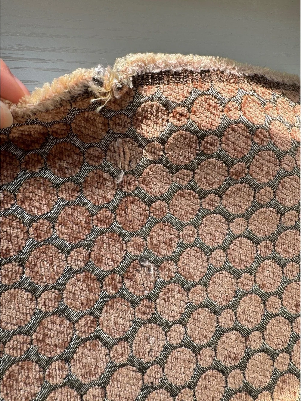Upholstery Fabric Remnant 56” x 66” Reversible Textured Chenille